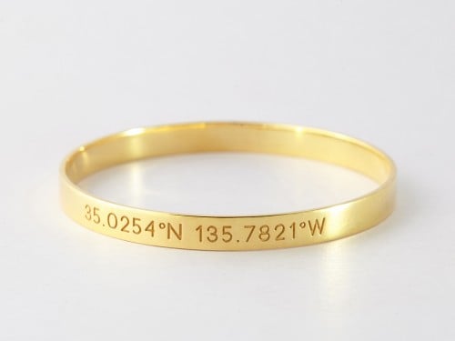 Gps sales coordinates bracelet